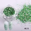 Nagelglitter pot of doosmix maat Tiny glinsterende poeder holografische zeshoek pailletten kunststofstickers diy hl#nagel