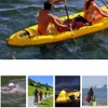 Vattentät torrsäck Solen Ryggsäck Bluetooth -högtalare Färgglada ljus Emergency Light 20L Lätt för kajakpaddlingsbåtcamping
