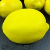 Simulazione realistica Limone artificiale Disply di frutta finta Decorazione per feste a casa 372 D3