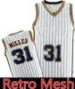 Reggie 31 Miller Jersey Russell 4 Westbrook Maglie da basket Rosso Blu Bianco Nero Grigio