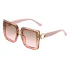 Women Men Square Letter Sunglass Fashion Modern Design Sunglasses Gift for Love Couple UV Protection