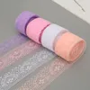 Lace Ribbon Roll Craft Tools 4CM Width 10 Meters Per Roll Non-elastic Flower Ribon for Jewelry Clothing Underwear DIY Accessories 1221590