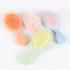 Mini brosse démêlante couleur bonbon, dessin animé, mignon fille, lune, coussin d'air, peigne, Massage de la tête, poignée de coiffure, peigne à cheveux