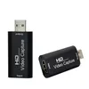 Epacket 미니 비디오 캡처 카드 USB 가젯 비디오 녹화 상자 PS4 게임 DVD HD 캠코더 라이브 브로드 캐스트301m에 적합합니다.