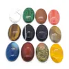 Cabochon ovale en pierre de cristal 20x30mm, perles en vrac, opale, Quartz Rose, pierres turquoise, Patch visage, guérison Reiki, collier, bague, boucles d'oreilles, fabrication de bijoux
