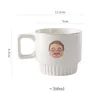 Tassen Kreative Paar Keramik Kaffeetasse Bedruckt Opa/Oma Milch Teetasse Home Office Frühstück Trinkgeschirr Valentinstag GeschenkeTassen