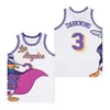 Мужской сериал фильма Джерси Другой World 9 Dwayne Wayne Basketball Uniform White Color Hip Hop Вышивка и сшита для спортивных фанатов Hiphop High/Top Caffence