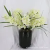 New Arrival One Faux Vanda Flower Branch Artificial Phalaenopsis 16 Heads Butterfly Orchid for Wedding Centerpieces Floral Arrangemement