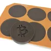 Gereedschap 6 Chocolade siliconen bitcoin schimmel ijs kubus fondant patisserie candy mold cake modus decoratie wolken bakaccessoires bakken