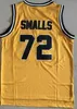 Sjzl98 Tanie film Koszulki do koszykówki Bad Boy Notorious Big 72 Biggie Smalls Jersey Mężczyźni Sport Wszystkie Szyte Żółty Kolor Najwyższej jakości na Sprzedaż