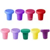 Bar Tools Reusable Silicone Wine Stoppers Leak Bottle Vacuum Airtight Seal Beer Glass Beverage Bottles Stopper Caps Cover Professional Champagne Wine Saver 9 Color