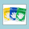 PE engångshandskar oljesäker vattentät transparenta handskar MTI -funktion Lätt att använda vantar för hemrengöring 2021 Tabell ERS -kit
