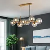 Pendant Lamps Design Nordic Glasses Lights For Living Room Dining Bar Loft Black Gold Hanging Light Bedroom FixturesPendant