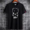 est T Shirt for Men Clothing Fitness White O Neck Anime Man Tshirt For Male Oversized S6XL Men Tshirts Goth Punk 220704