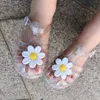 2022 Infantil Sandali per bambini Ciabatte con foro Jelly Fishermans Ice Cream Baby Cute toddler Cartoon ragazzi ragazze Roman Chrysanthemum Sandalo Summer big kid Scarpe da spiaggia