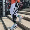 Streetwear hip hop joggers byxor män lösa harem ankel längd byxor sport casual sweatpants vit techwear 220330