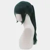 NXY Wigs Animation Stava tillbaka till War Zen Academy True Greek Black Green Tiger Clip Form Cosplay 220527