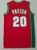 Mens Seattle Jersey Super Gary 20 Payton Sonics Shawn 40 Kemp Basketball Shorts Basketball Jerseys Red White Blue