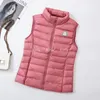 French designer women's down vest jacket brand sleeveless women's vest luxury embroidered badge jacket size S-2XL