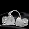 Earphones KZ-DQ6 three-unit dynamic in-ear headphones hifi wire-controlled noise reduction K song live game bass headset