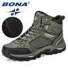 أحذية بونا بونا الرجال المضادة للجلد أحذية مريحة الربيع الخريف قصير الثلج الخارجي المتين 220913