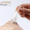 Opération facile Hydra Roller 64 rouleaux d'aiguilles aiguilles solubles dans l'eau 0,25 0,5 1,0 mm processus de roulement importation essence or micro-aiguille pour les soins personnels du visage