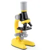 Science Jouets En Gros Zoom Microscope Biologie Laboratoire LED 1200x École Enfants Science Expérience Kit Éducation Scientifique Jouets Cadeaux Pour Enfant Scientifique