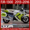 OEM FALTINGS for Yamaha FJR 1300 A CC FJR1300A FJR-1300 2013 2014 2015 2016 هيكل السيارة 112NO.93 FJR-1300A 2001-2016 سنوات FJR1300 13 14 15 16 Neon Green Moto Body Kit