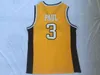 Xflsp # 3 Chris Paul Wake Forest College Retro Throwback Stitched Basketball Jersey Sewn Camisa Broderi Red