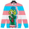 Sudaderas con capucha para hombre Kanna Kizuchi sudadera Cosplay cuello redondo Casual Trucksuit Harajuku pulóver moda Tops hombres mujeres cuello redondo Hip-h