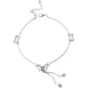 Women fashion ankle bracelet butterfly single drill tassel anklets for girls gift Beach wind jewelry 2022