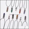 Pendant Necklaces High Quality 1Pcs/Lot Arrow Natural Stone Pendants For Making Jewelry Accessories Charm Good Necklace Drop Delivery Dhqxi