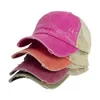 DHL 11 color Criss Cross Ponytail Hat Washed Cotton Snapback Caps Messy Bun Summer Sun Visor Outdoor baseball cap Party hat