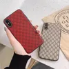 luxury Leather phone cases for iPhone 14 11 12 13 Pro Max 12 13 Mini 7 8 Plus X XS XR XSMAX Fashion Floral print TPU case