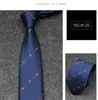 marki Mężczyzn wiąże w 100% jedwabny Jacquard klasyczny ręcznie robiony krawat dla mężczyzn ślubny i biznesowy krawat 66