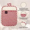 Mitt de horno de neopreno de Chambray a la izquierda/derecha y 2 pcs de bolsillo Potholder Set 2 Pack-Seaat resistente a 400 art￭culos calientes de manejo F de forma segura sin deslizamiento con muchos colores.