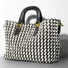 HBP Woven Bag Women Women Large Tote Bolsas de falha de luxo e bolsas Shopper Daily Patchwork 220713