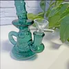 Mini narguilé multicolore verre eau bangs recycleur dab rigs bol de 14,4 mm