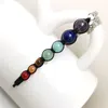 7 Chakra Necklace For Women Natural Stone Bead Necklace Fashion Gold/Silver Chain Pendant Choker Jewelry Gift