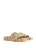 maxi canvas dia sandaal platform slippers heren dames unisex brede riem muilezels designer schoenen