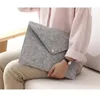 Felt File A4 Felt Computer Bag Archive ، حقيبة مواد الاجتماع ، حقيبة التخزين ، زر ملف File Package ، حقيبة كمبيوتر محمول