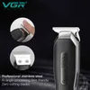 VGR الشعر المتقلب للرجال LCD آلة القطع الحلاقة قابلة للشحن ماكينة حلاقة كهربائية التصميم أداة المقص T220718 T220725