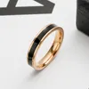 Модное кольцо из нержавеющей стали, нишевое кольцо для холодной пары, женские японские и корейские простые кольца из титановой стали