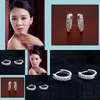 Stud Earrings Jewelry Cute Romantic 925 Sier Paved With Cubic Zircon Earring For Women Drop Delivery 2021 4Iacc