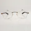 Nouveau Design coupe verres transparents montures de lunettes 35240289 temples aztèques unisexe taille 56-18-135mm Free Express