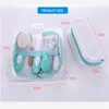 Baby Care Products Nasal Aspirator Medicine Feeder 13 Cartoon Cloth Bag Set Baby Nail Manicure Scissors 220720