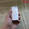 Bouteilles de pompe sans air vides de 50 ml 150 ml avec des conteneurs de lotion de bouteille de vide en plastique de ligne d'or 100 pcs/lot