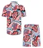 Men's Tracksuits Male Vocation Wears Summer Hawaiian Shirts And Shorts Men Leisure Suit Clothes Beach SetsMen's