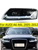 Автомобильные фары для Audi A6, светодиодные фары в сборе 2005-2012, фары A6L, ходовые огни, пусковые фары