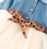 Girl's Dresses Toddler Girl Long Sleeve Denim Dress For Girls Clothing Tutu Ball Gown Party Autumn Winter Baby Clothes VestidosGirl's